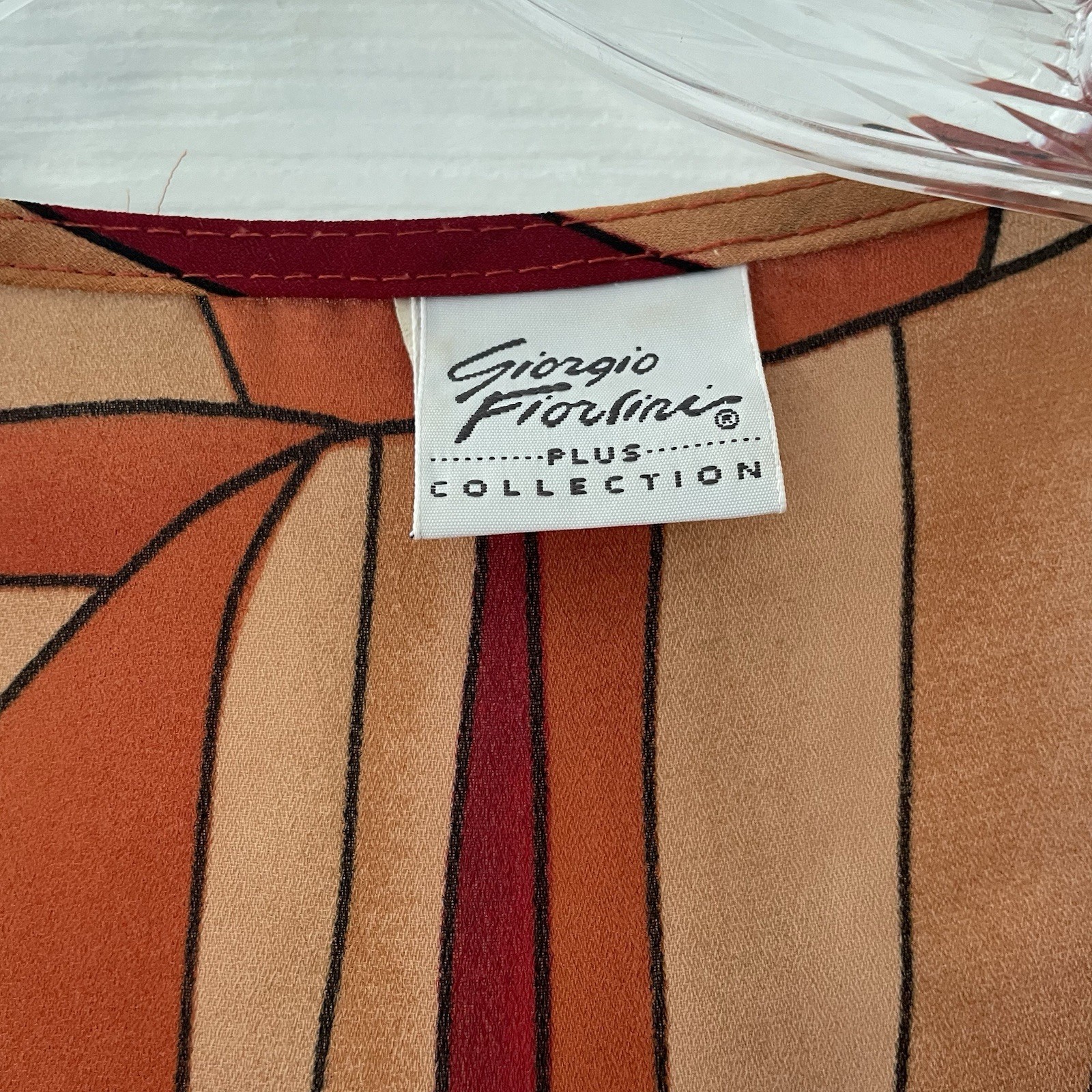 Vintage 80s! Giorgio Fiorlini Women’s Plus Size 24 Hippie Groovy 2pc Skirt Set