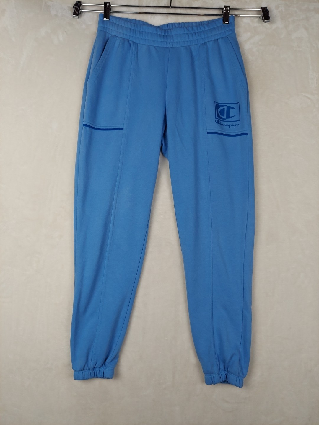 Vintage 90s Champion Sweatsuit Womens Med/Large Blue Cotton Blend French Terry