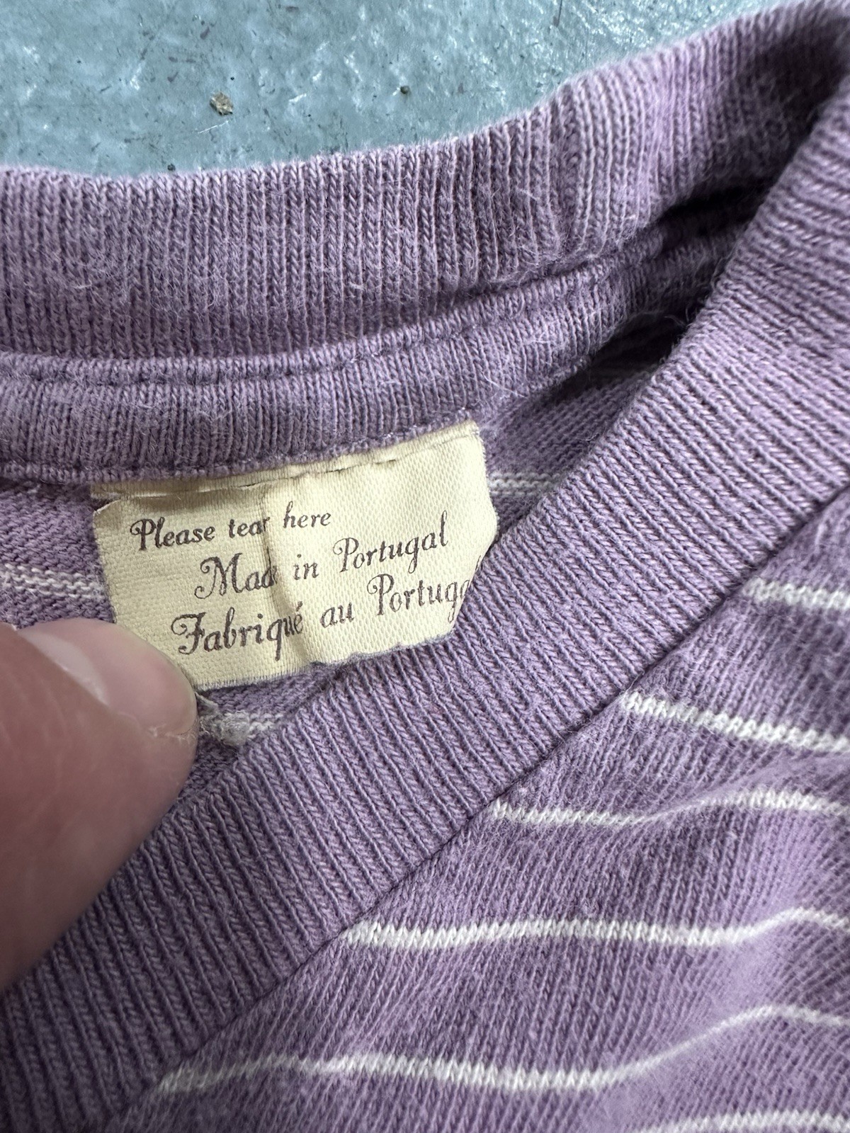 Levi Strauss true Vintage 1940s Pocket Tee Sportswear of California, Size S