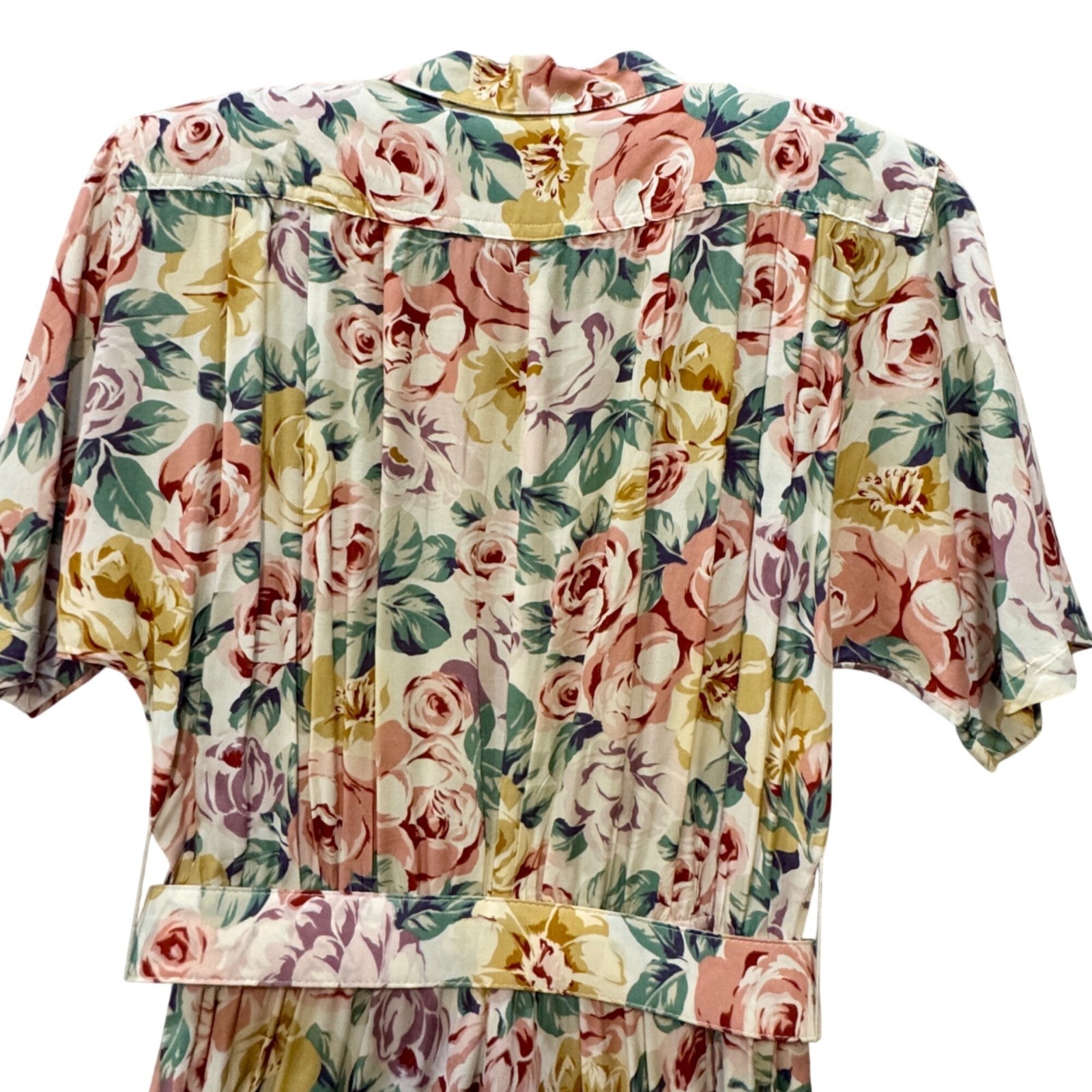 True Vintage Carol Anderson Floral Midi Maxi Dress Size 10 Garden Cottagecore
