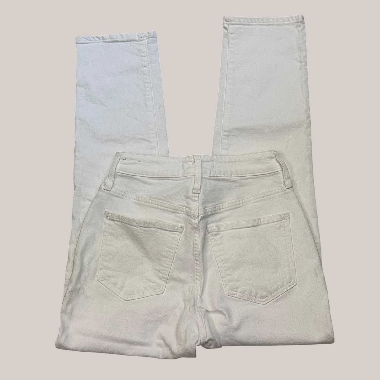 Madewell The Curvy Perfect Vintage Jeans in White Size 25 Denim