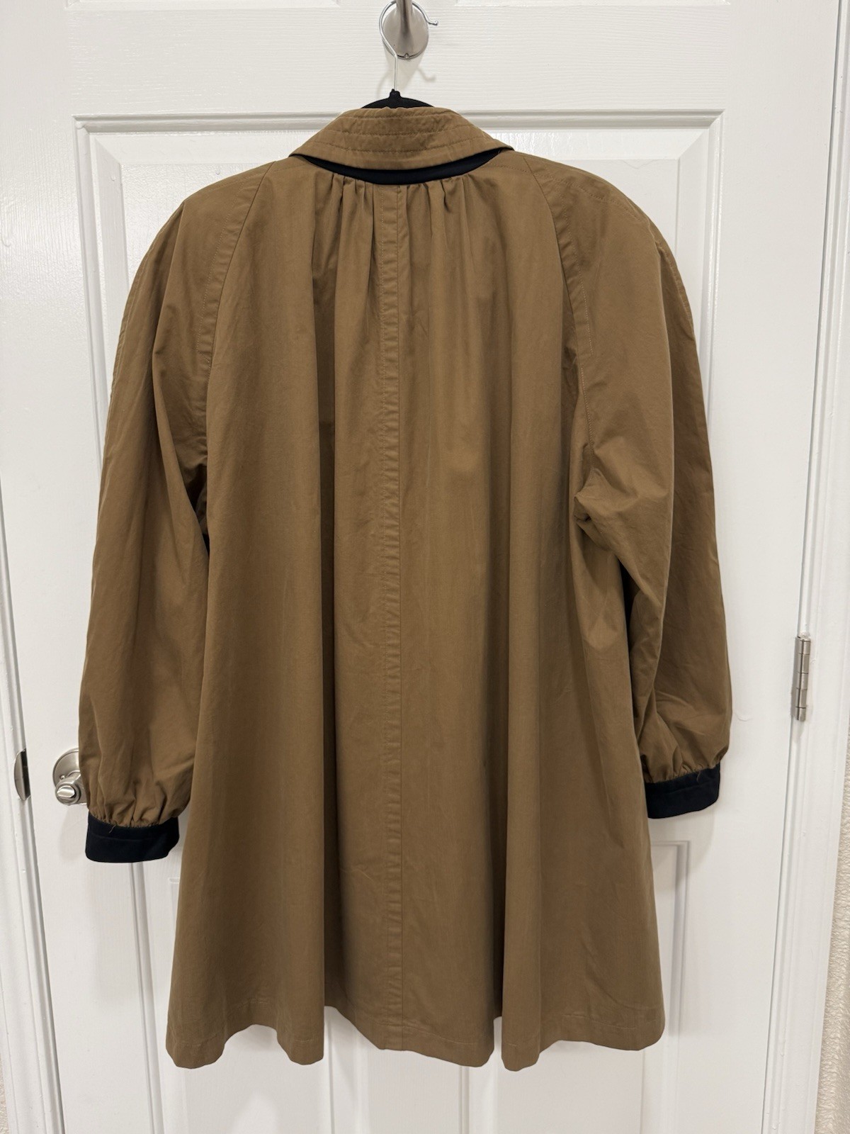 Vintage Escada by Margaretha Ley 100%Cotton Swing Trench Coat – Size 40 (M-L)