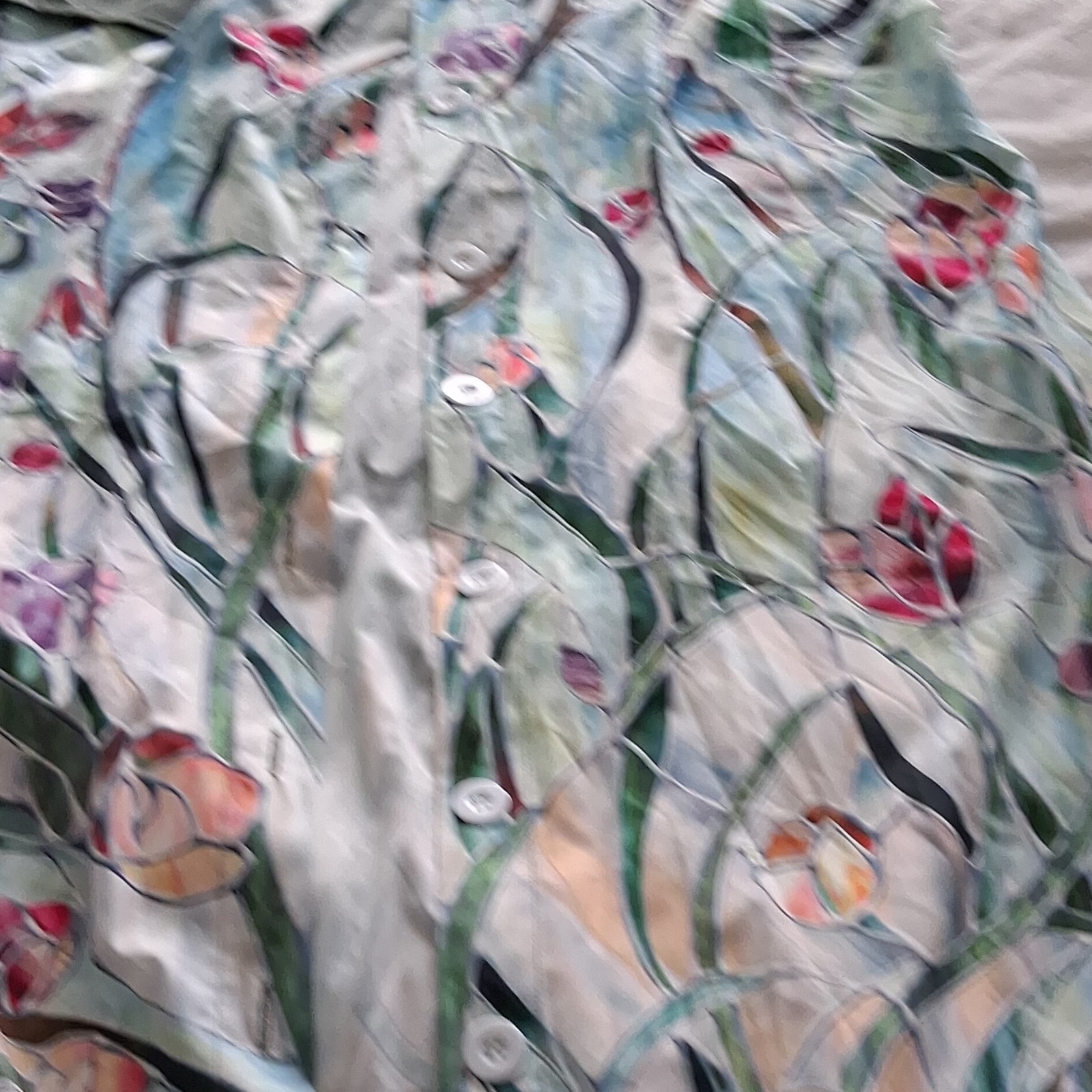 Floral Button dress Multicolor Women Regular Machine Washable