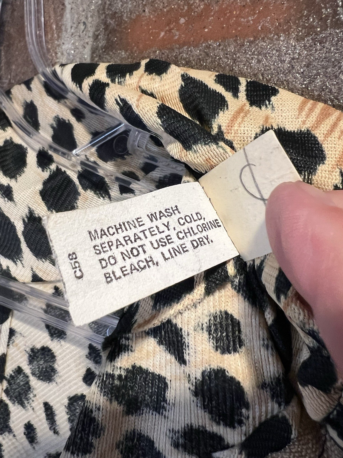 Vintage Women’s Leopard Print Dress Size 11/12