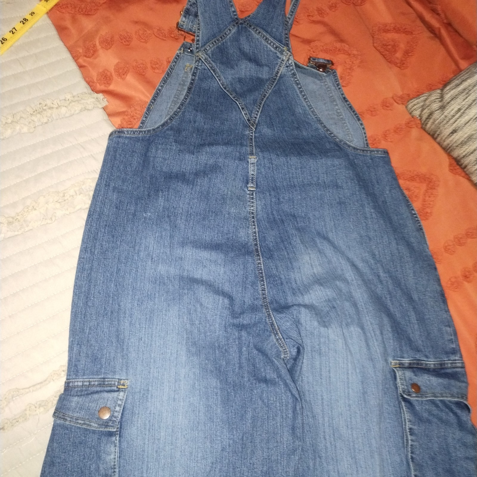Vintage Adriana Sport Overalls Size Large 78% Cotton 20% Polyester 2% Spandex