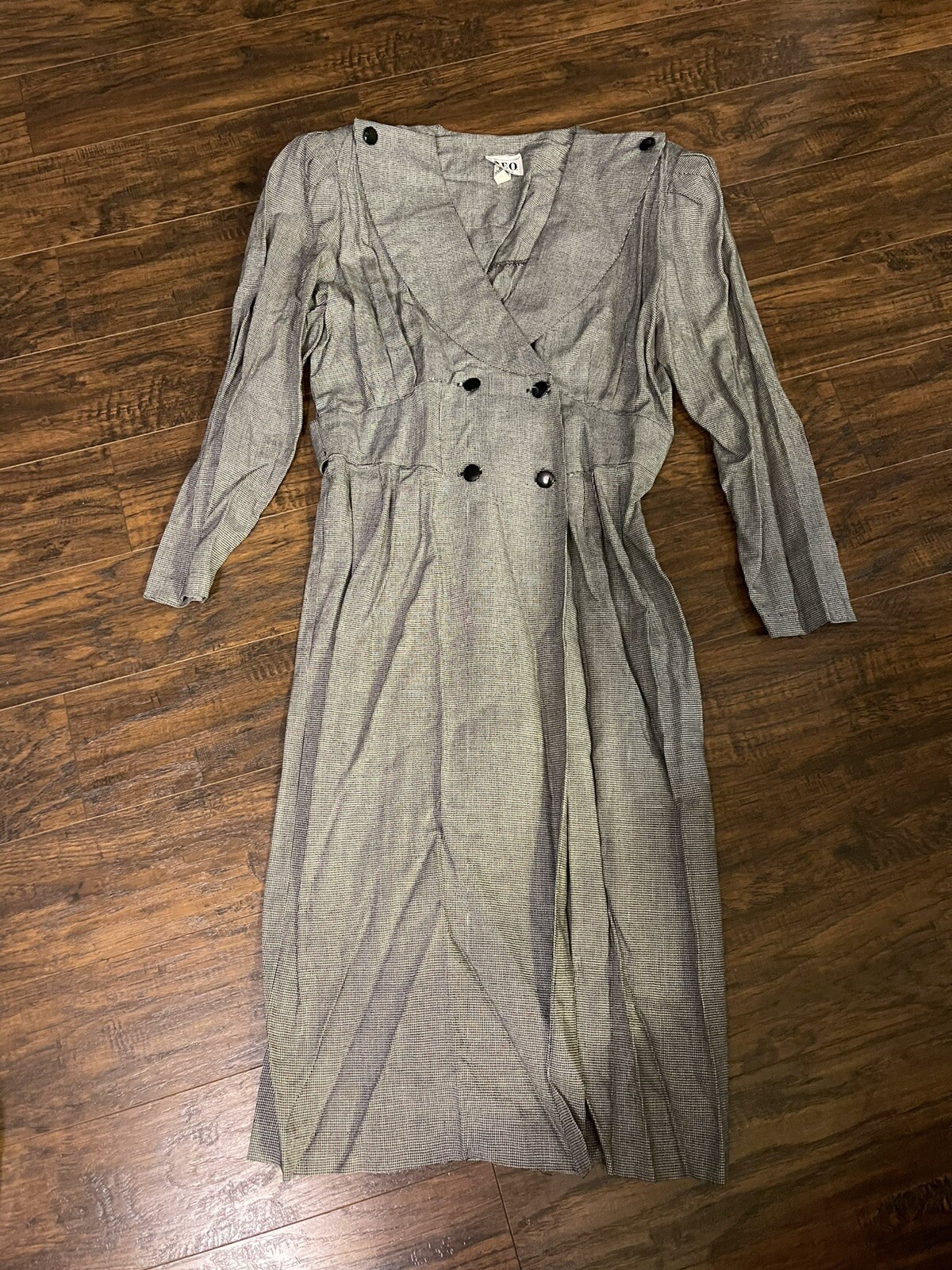 Vintage 80s REO Originals Women’s Size 14 Black And White Plaid Workers Union
