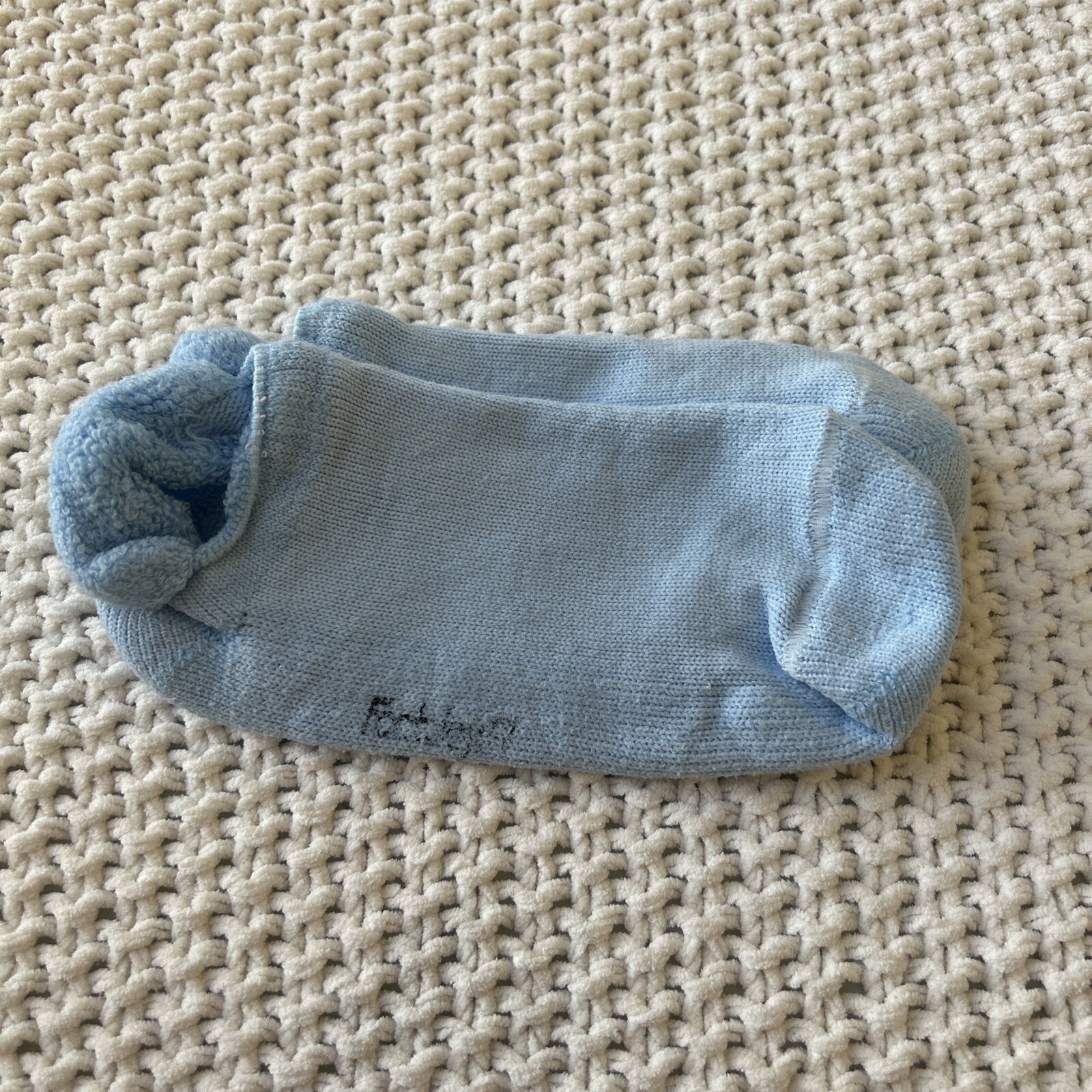 VTG Women’s Footjoy Socks 9-11 Blue Low Cut Roll Top Acrylic Golf Ankle 90’s