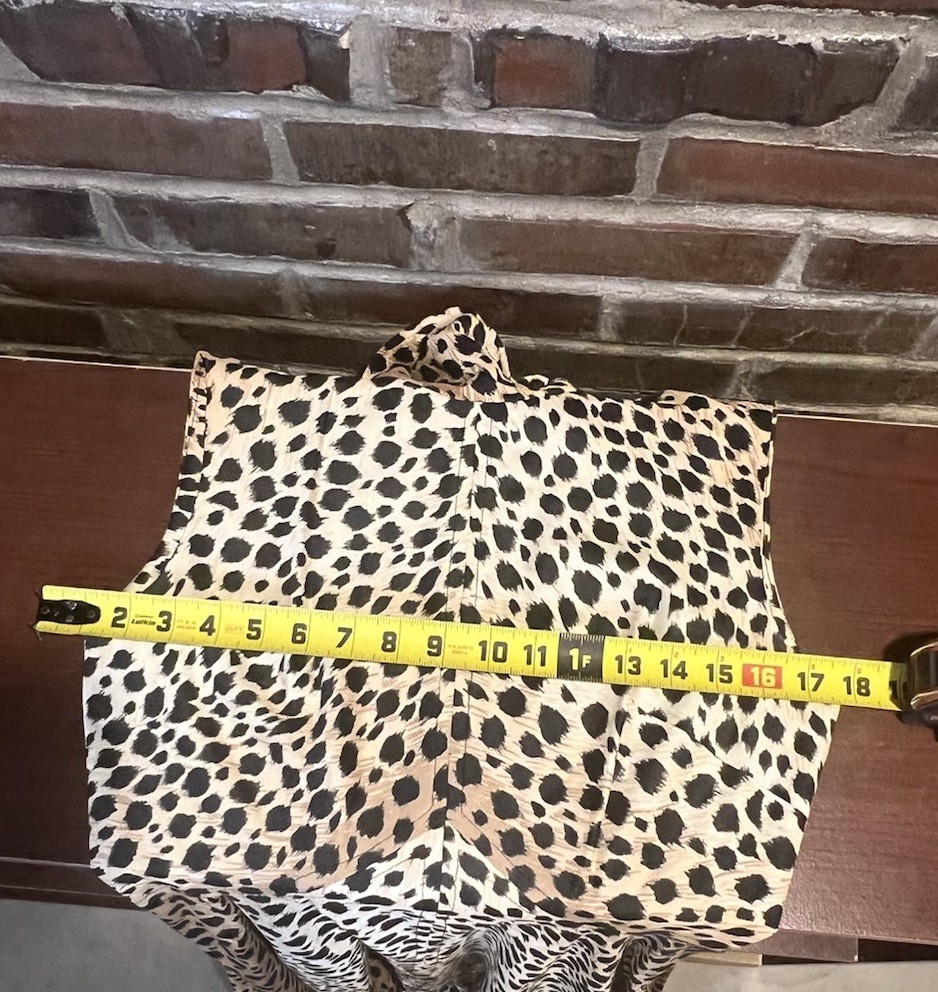 Vintage Women’s Leopard Print Dress Size 11/12