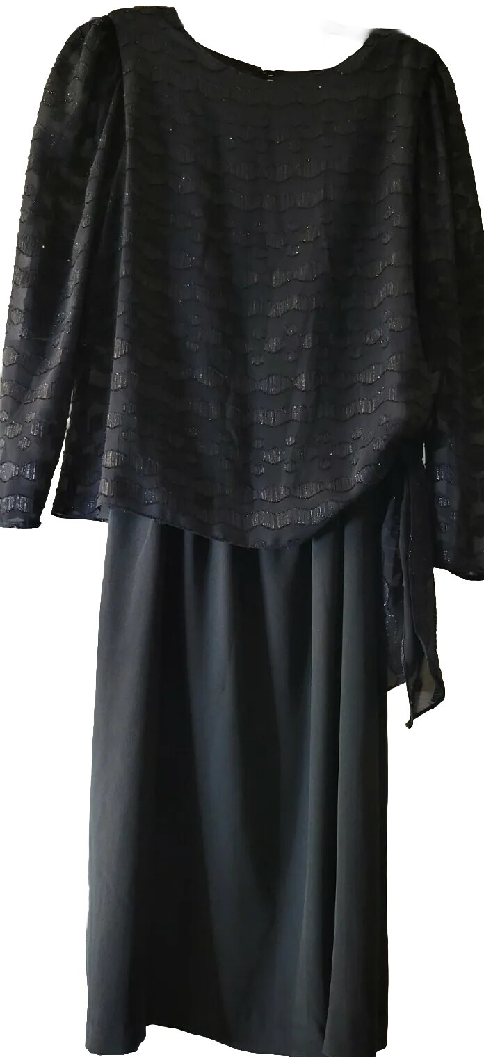 Alexis Fashions Inc, Black Dress , Size 9/10 All Occasions, graduation,funerals