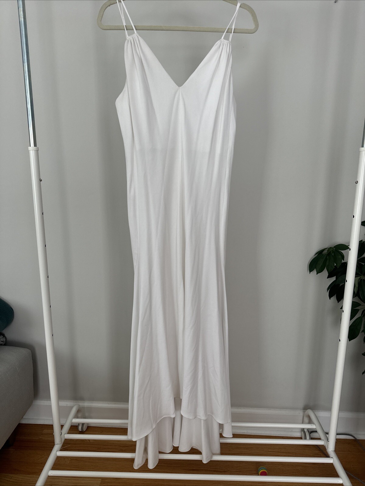 Vintage Lilli Diamond White Slip Party Dress – Trumpet Flounce