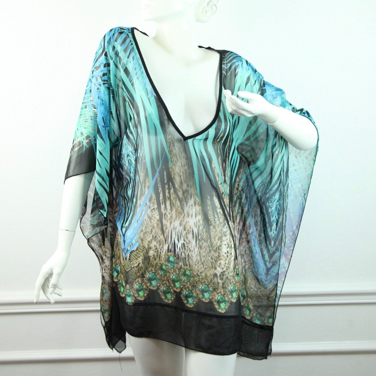 Vintage Small Top Sheer Going Out Y2K Girlie Resort Fairy Ethereal Resort Glam