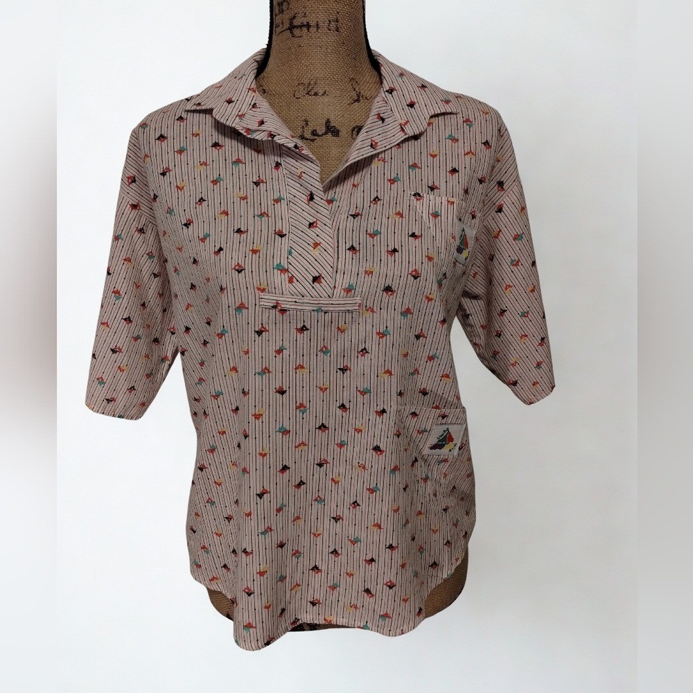 Vintage 80s Live It Up Active Wear Top Women’s Size L