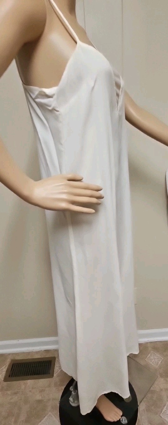 VTG 1980s Jessica McClintock Bridal Drop Waist Dress w/ Slip Size 6