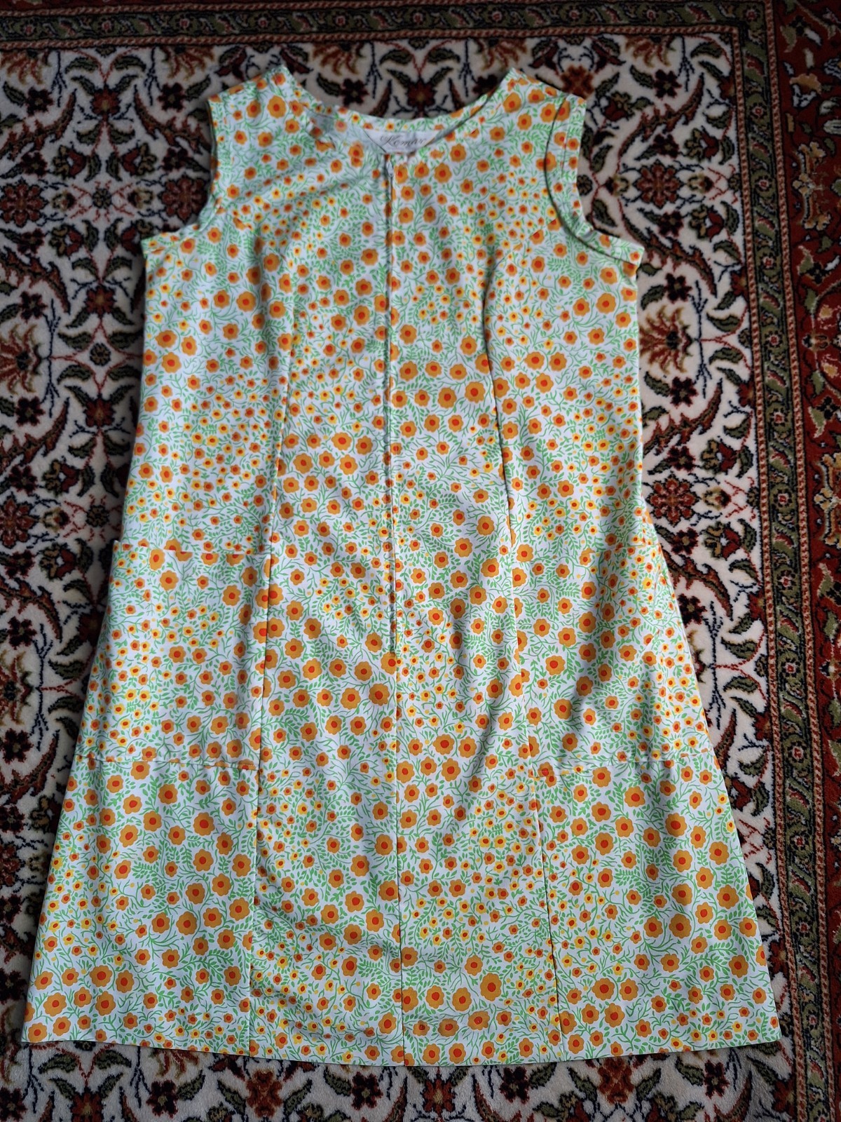 Vintage 1960s Womens House Dress