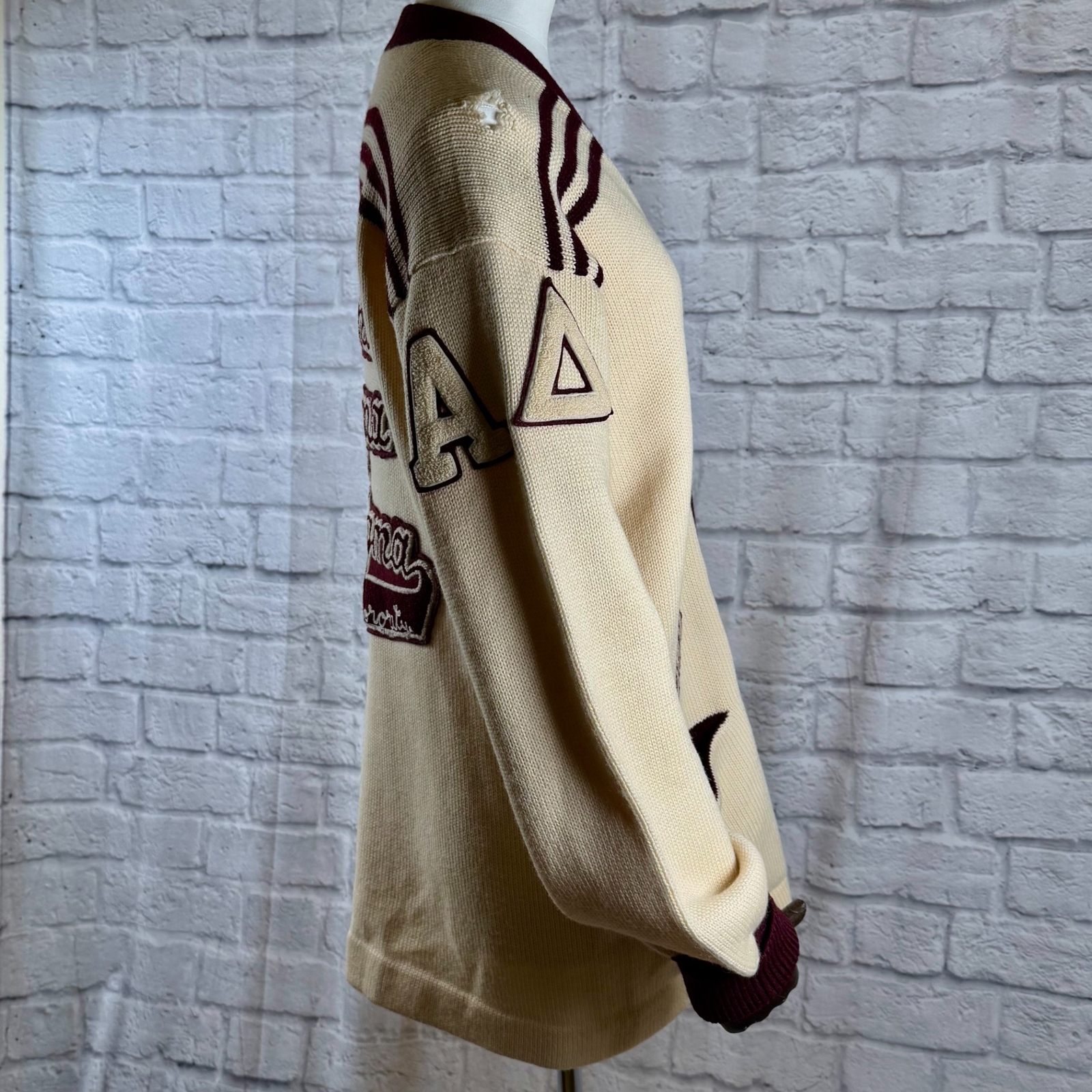 Vtg 1963 Gamma Sigma Sigma Logan Letterman Cardigan Sweater Women’s Large Logan