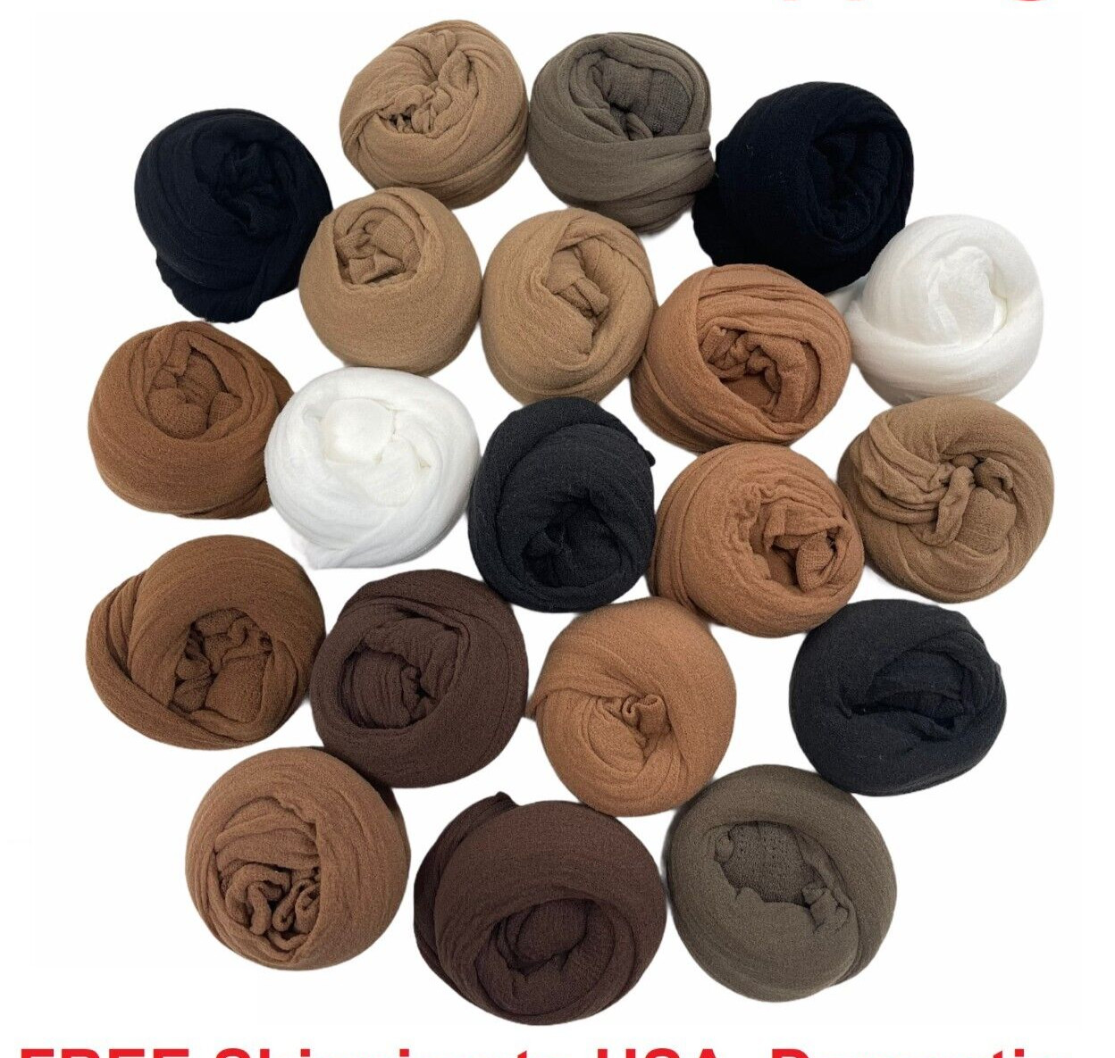 20 Pair Pack Assorted 8 Color Sheer Nylon Knee High Pantyhose Best Gift USA Made
