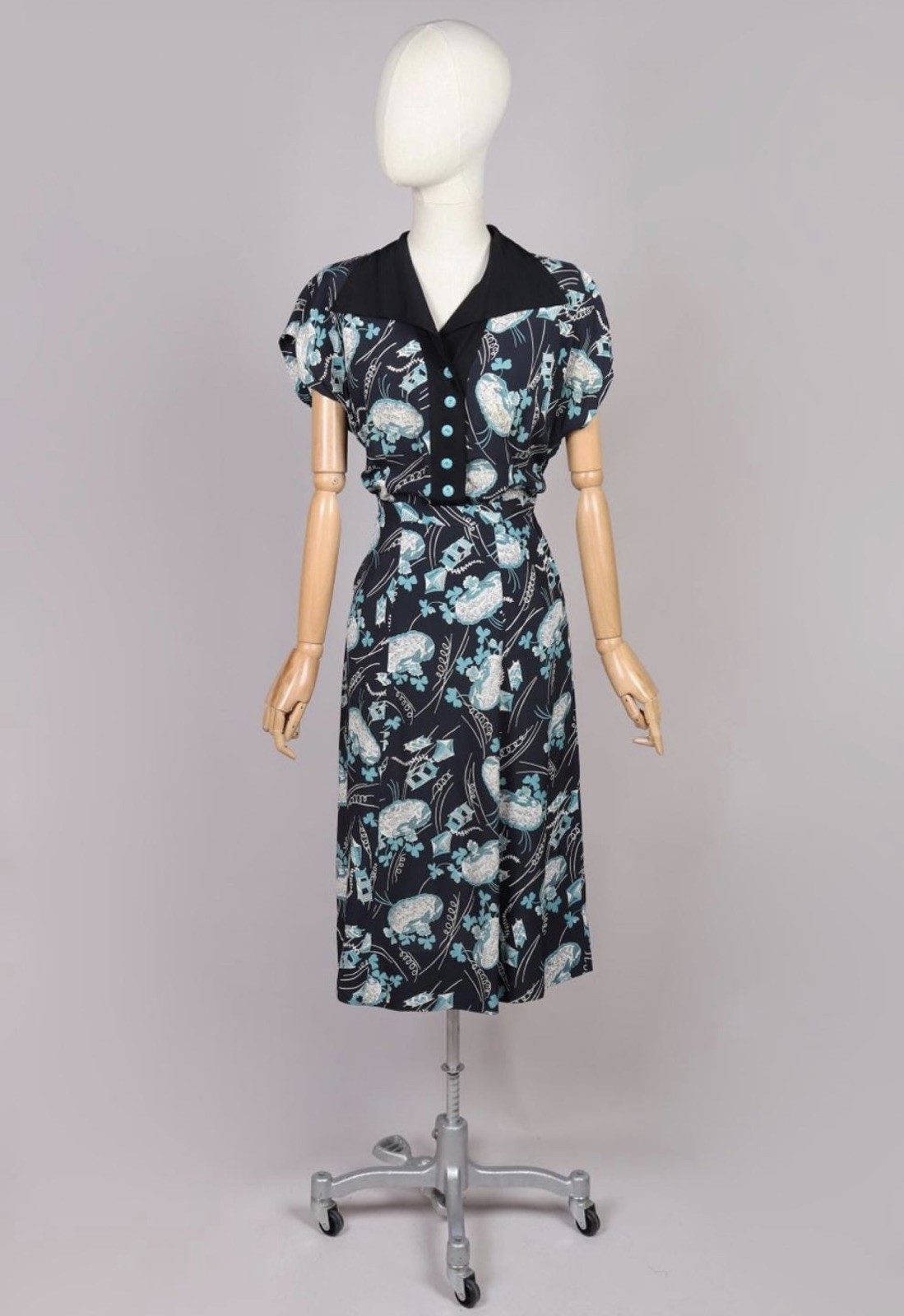 1950s True Vintage 2 Piece Suit Ladies ‘Melville – Cincinnati’ Size M 10-12