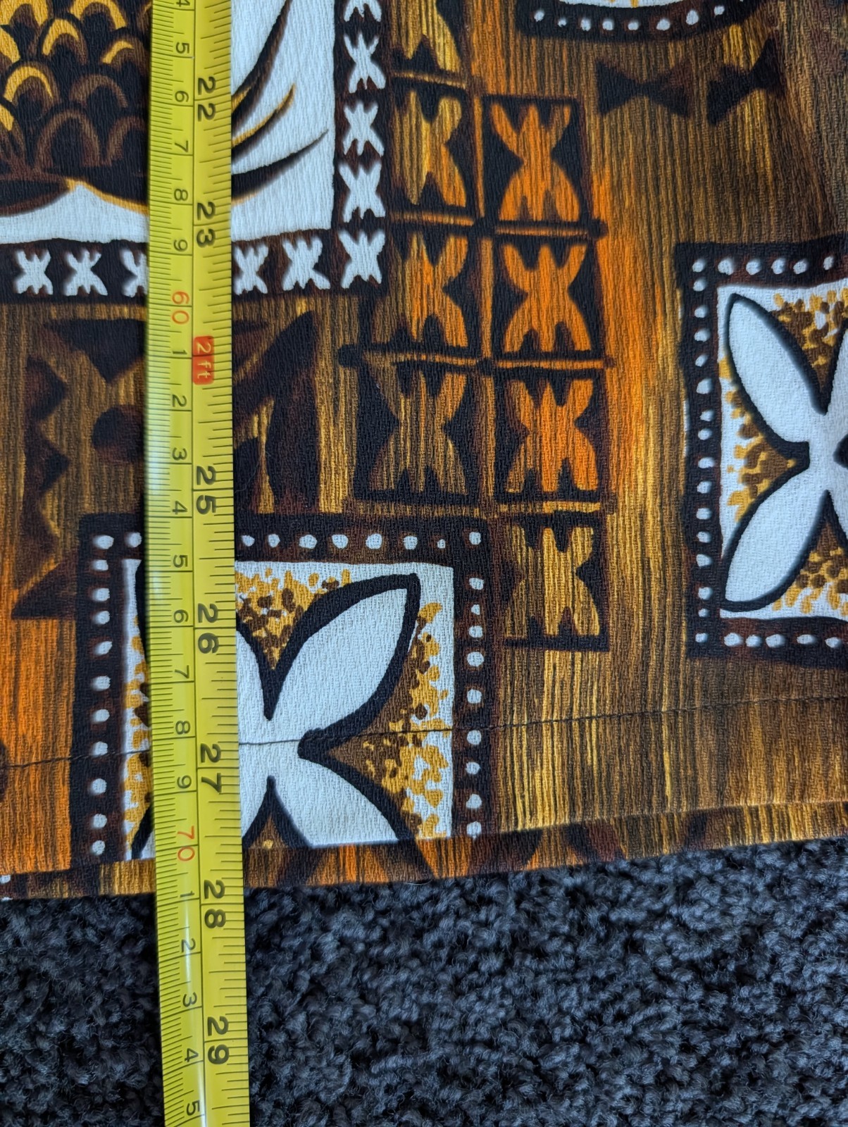 Vtg 60s Hukilau Fashions Honeymoon Set Bark Cloth Aloha Shirt M Muu Muu Dress 12