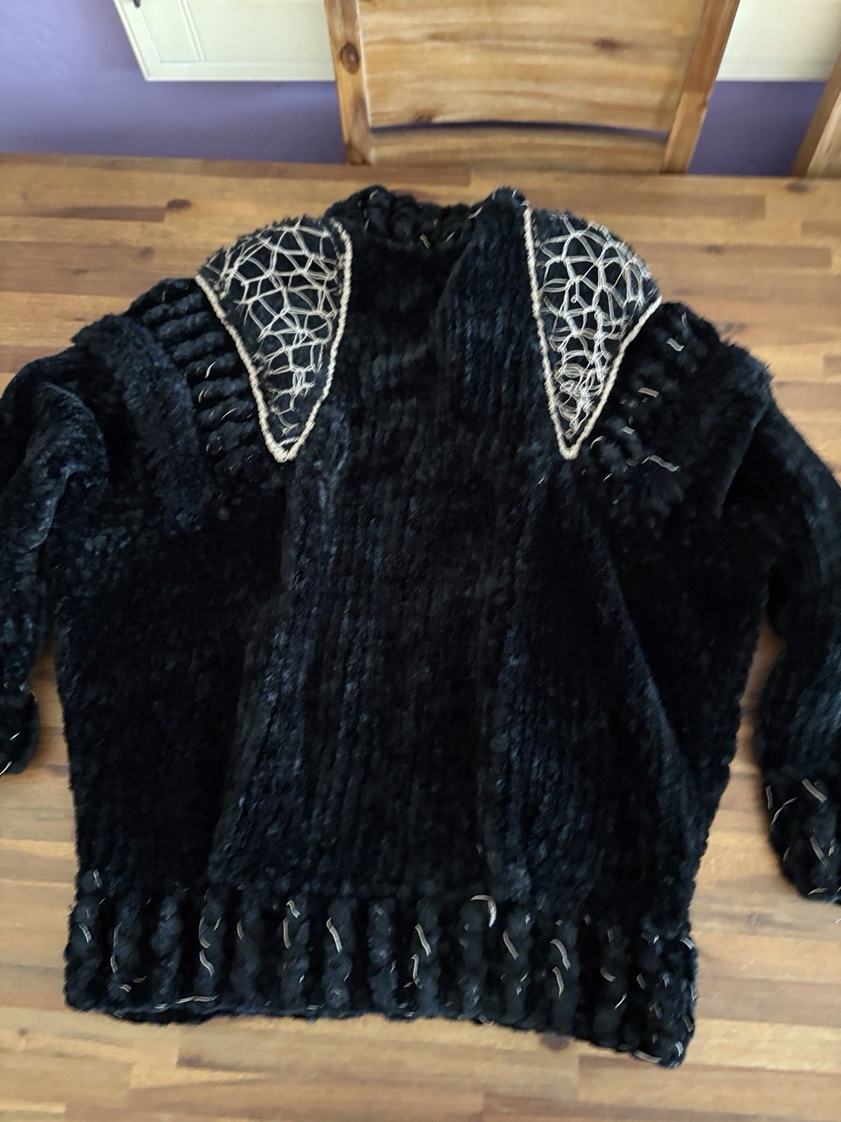 Vintage NORMA Canada Zip Sweater Heavy Woven Boucle Jacket MED RARE 80s