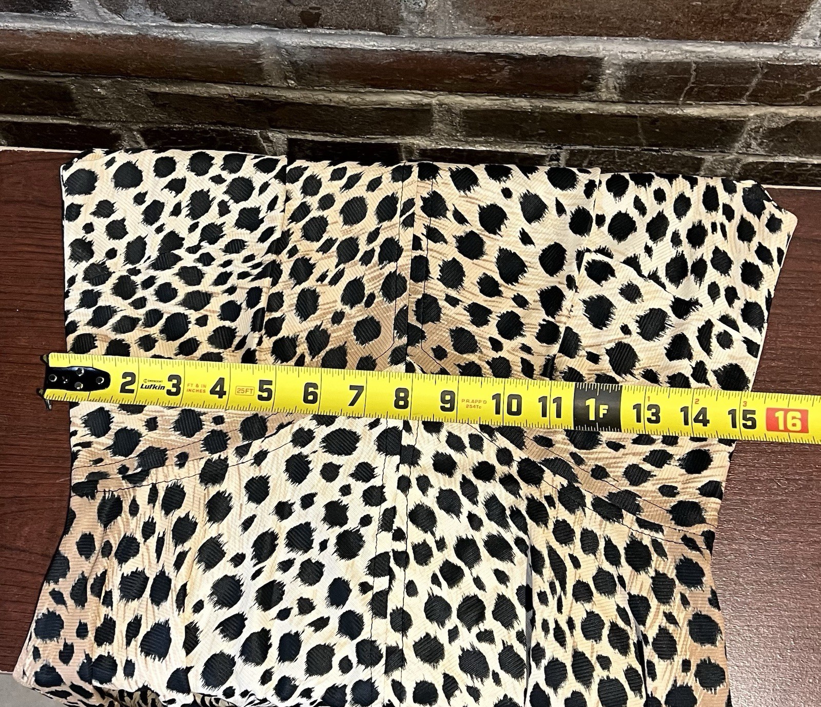 Vintage Women’s Leopard Print Dress Size 11/12