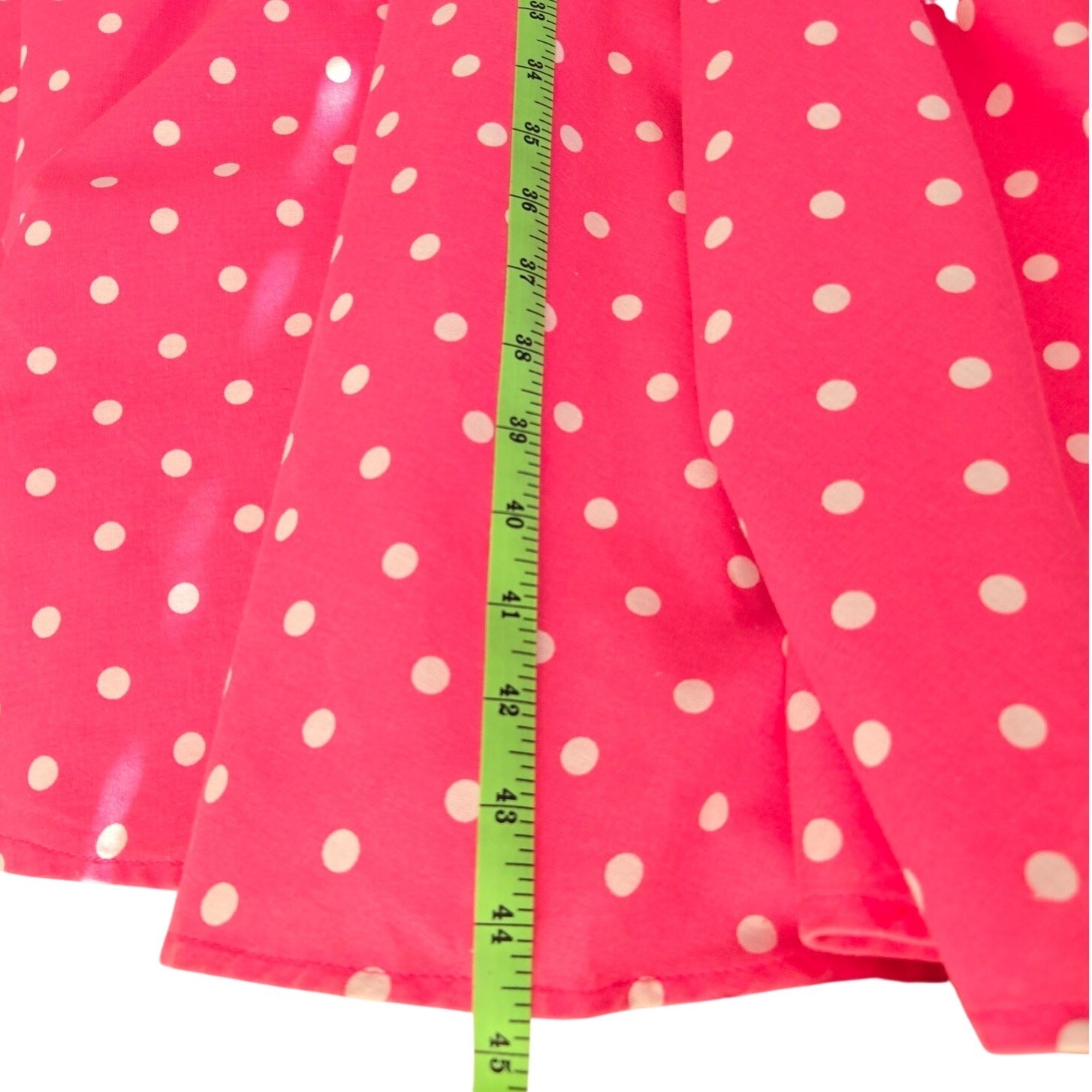 80s Vintage Rockability Pinup Barbie Pink Polka Dot Sleeveless Wrap Dress 10