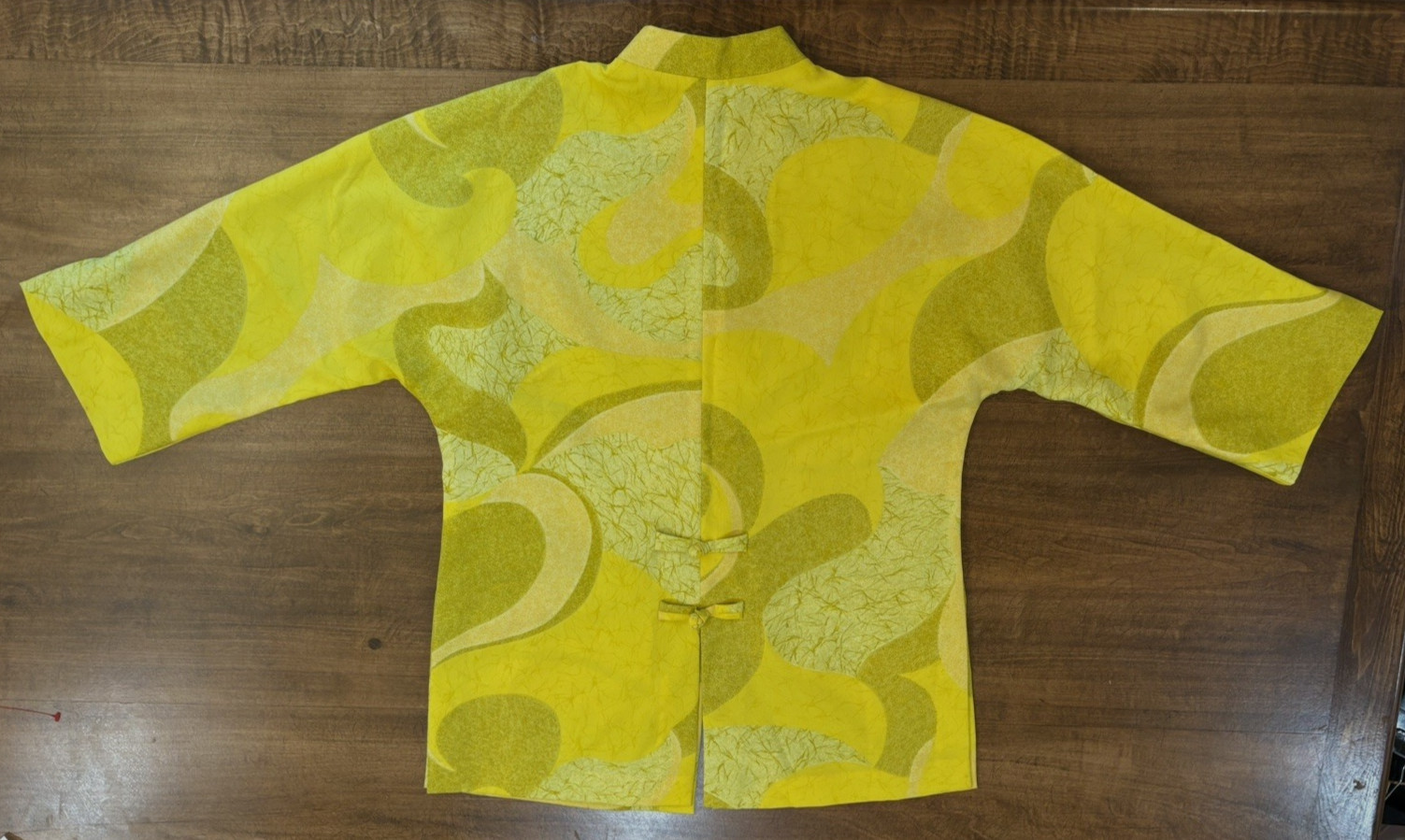 NWOT Vtg ANDRADE Honolulu POLYNESIAN CASUALS Hawaii Pajama Set 14 Yellow 60s