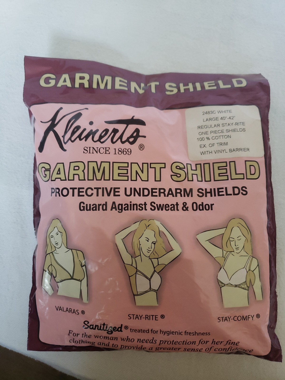 Kleinerts Garment Shield White Large 40″ – 42″