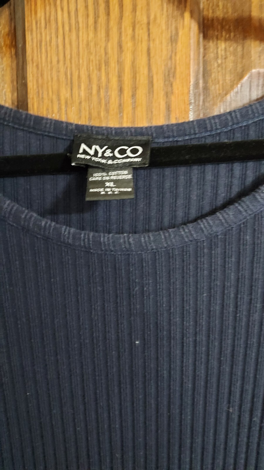 NY & Co. Woman`s Maxi Sheath Dress Sz XL Short Sleeve Black