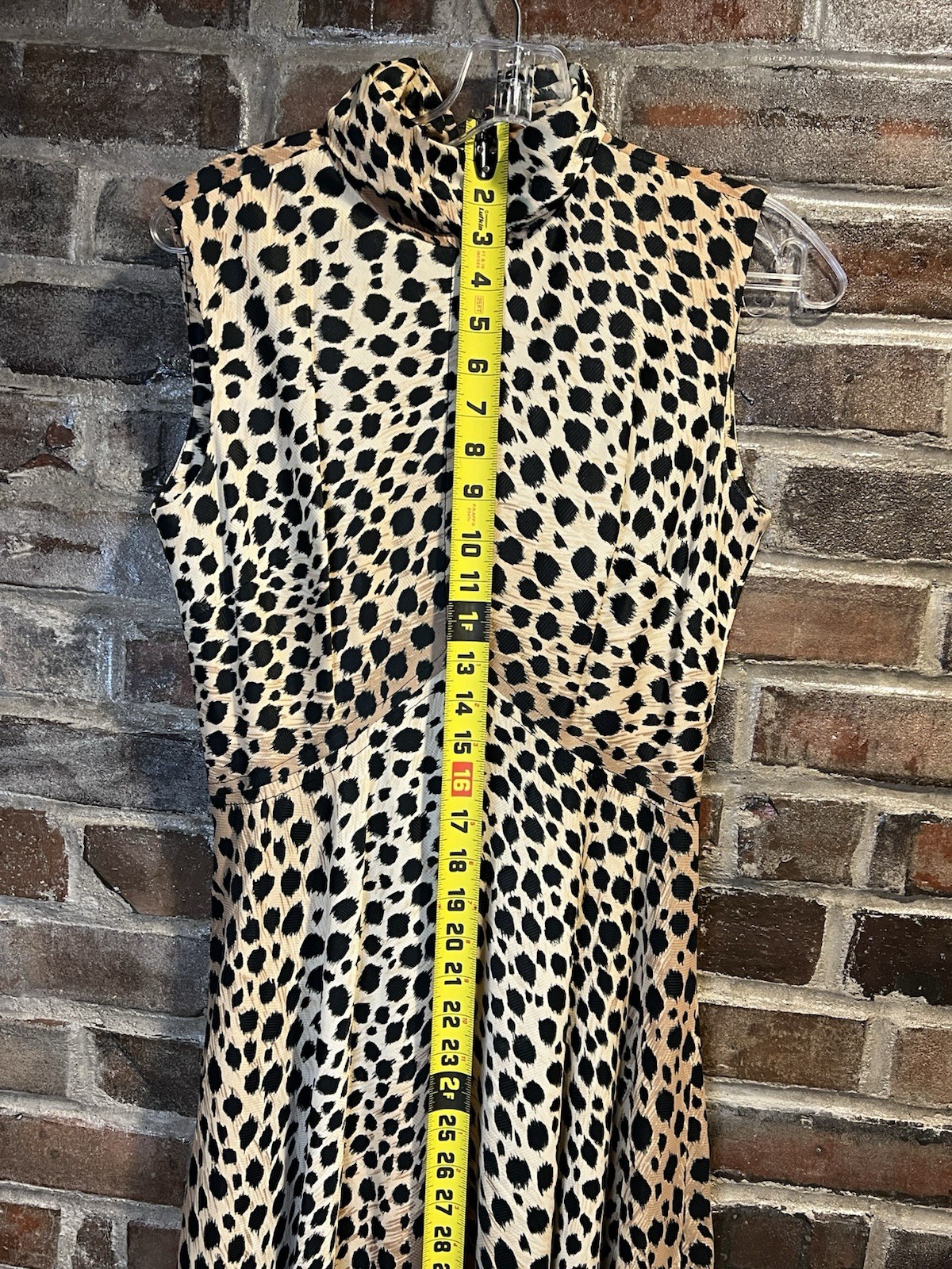 Vintage Women’s Leopard Print Dress Size 11/12