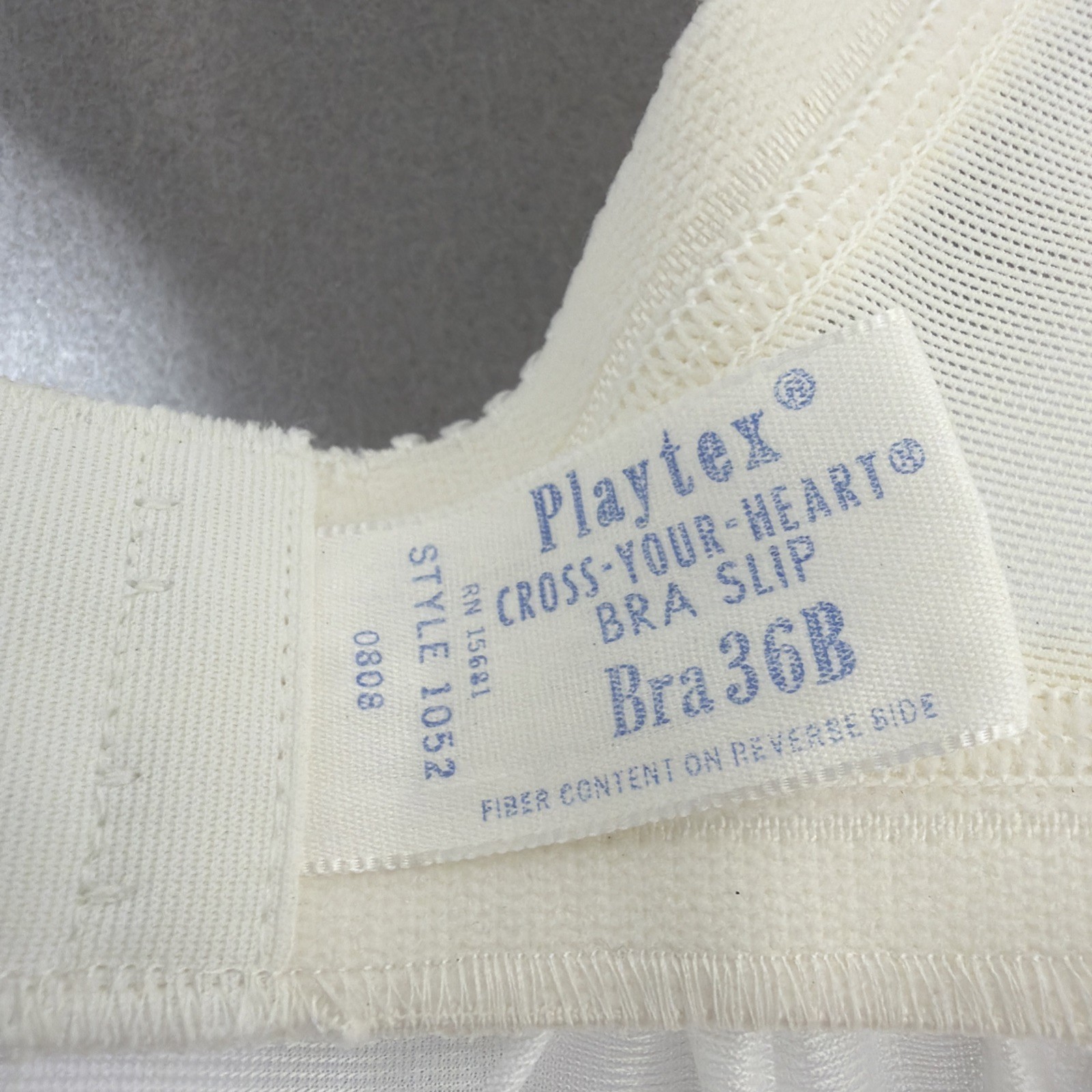 Vintage Playtex Cross Your Heart Bra Slip Dress Size 36B