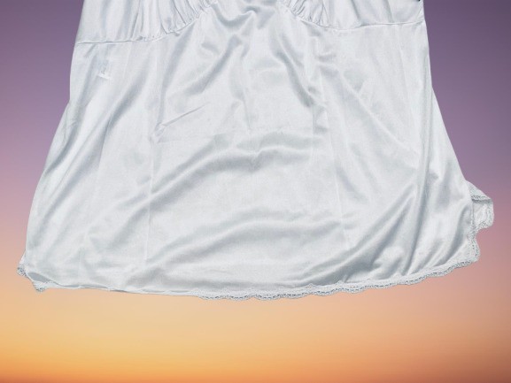 Dixie Belle Style 03511 Women’s White Laced Adjustable Strap Camisole Sz 42 Vtg