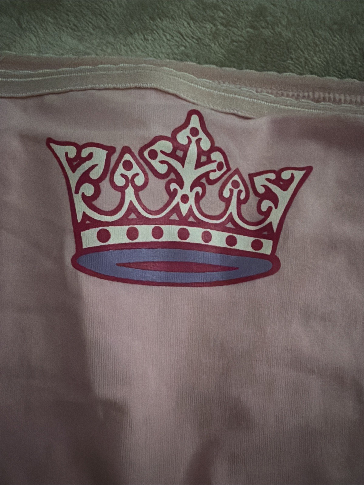 Vtg Y2K Panties No Boundaries Cotton Spandex Bikini Pink Princess Print NWT 9
