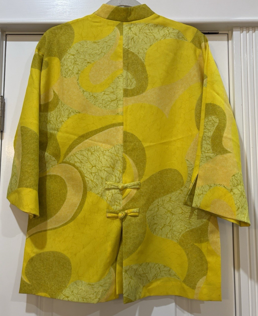 NWOT Vtg ANDRADE Honolulu POLYNESIAN CASUALS Hawaii Pajama Set 14 Yellow 60s