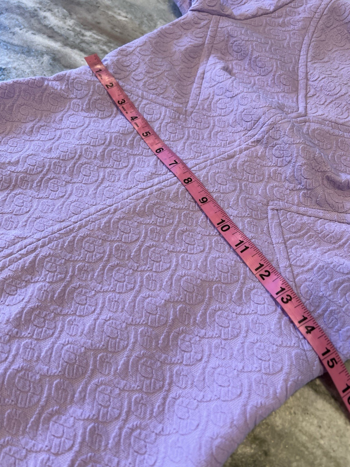 Vintage 1970s Handmade Dress Polyester Light Purple Swirl Pattern Casual