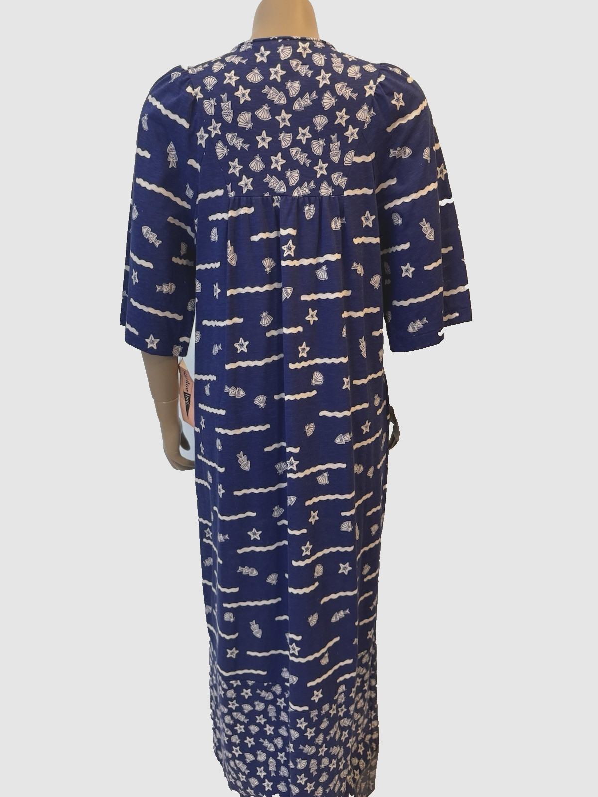 Vtg 70s SHAWDOWLINE Maxi Dress Caftan Moomoo Cottagecore Sz S/M RARE, NOS w/Tags