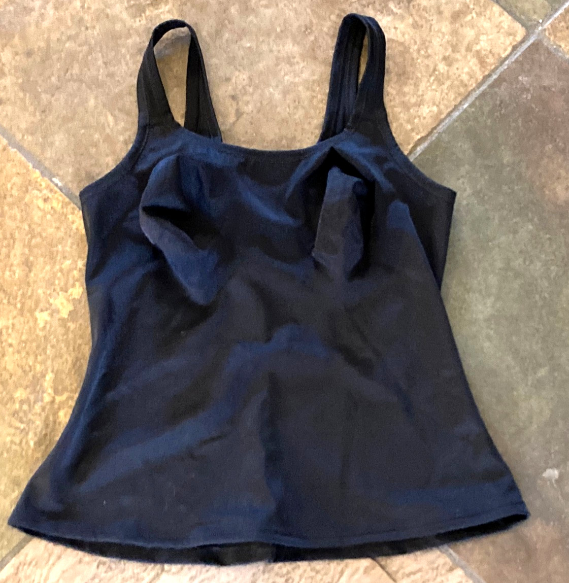 NANCY GANZ Size Large BLACK Shaping Molded Cup Camisole Disc’t Style #3310