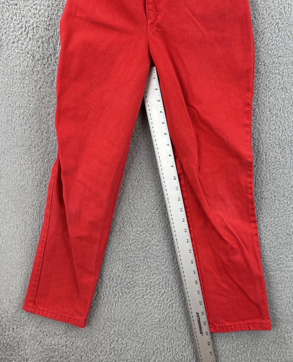 Vtg Palmettos Washed Jeans Women’s 24×25 Straight Leg High Waist Made In USA 80s