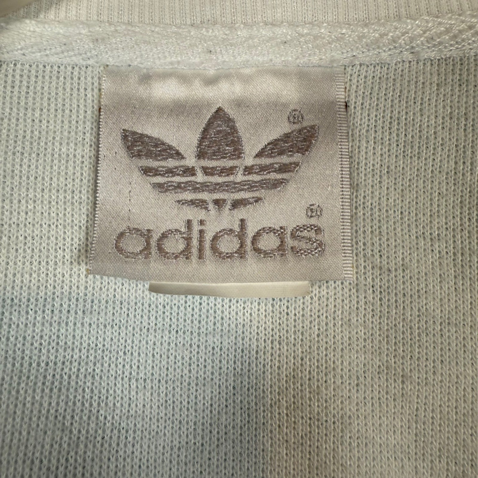 Vintage Adidas The Palms Jacket White Turquoise 90s Bomber Medium
