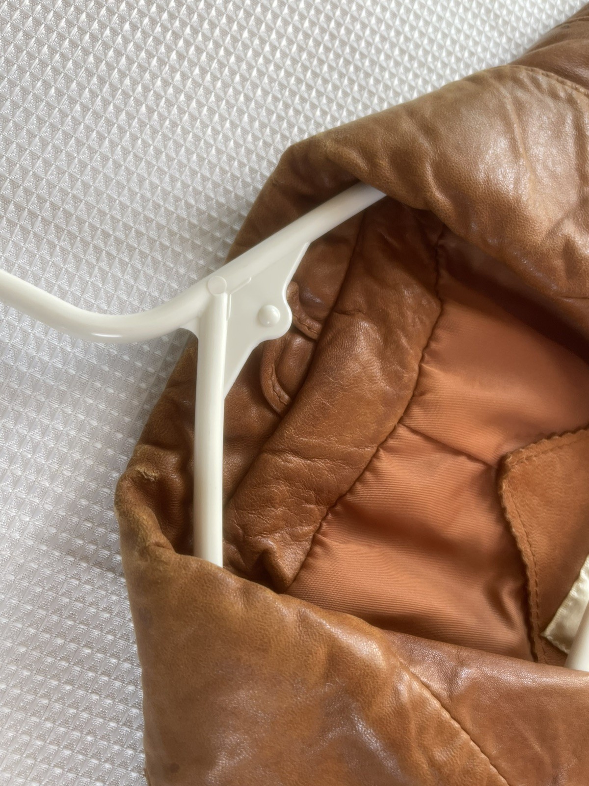 Vintage Bermans Women’s Lambskin Leather Jacket Blazer Sz 10 Brown