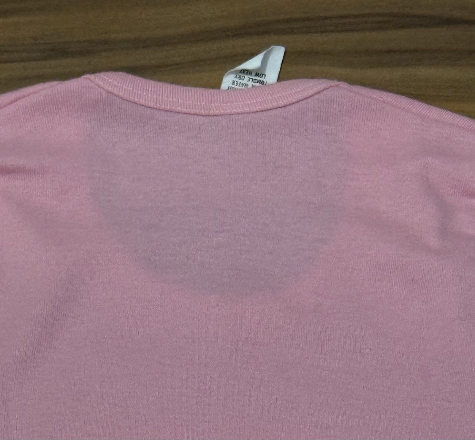 Vtg 70s Baby Doll TShirt Pink The Amazing Spiderman XS Single Stitch Polycotton
