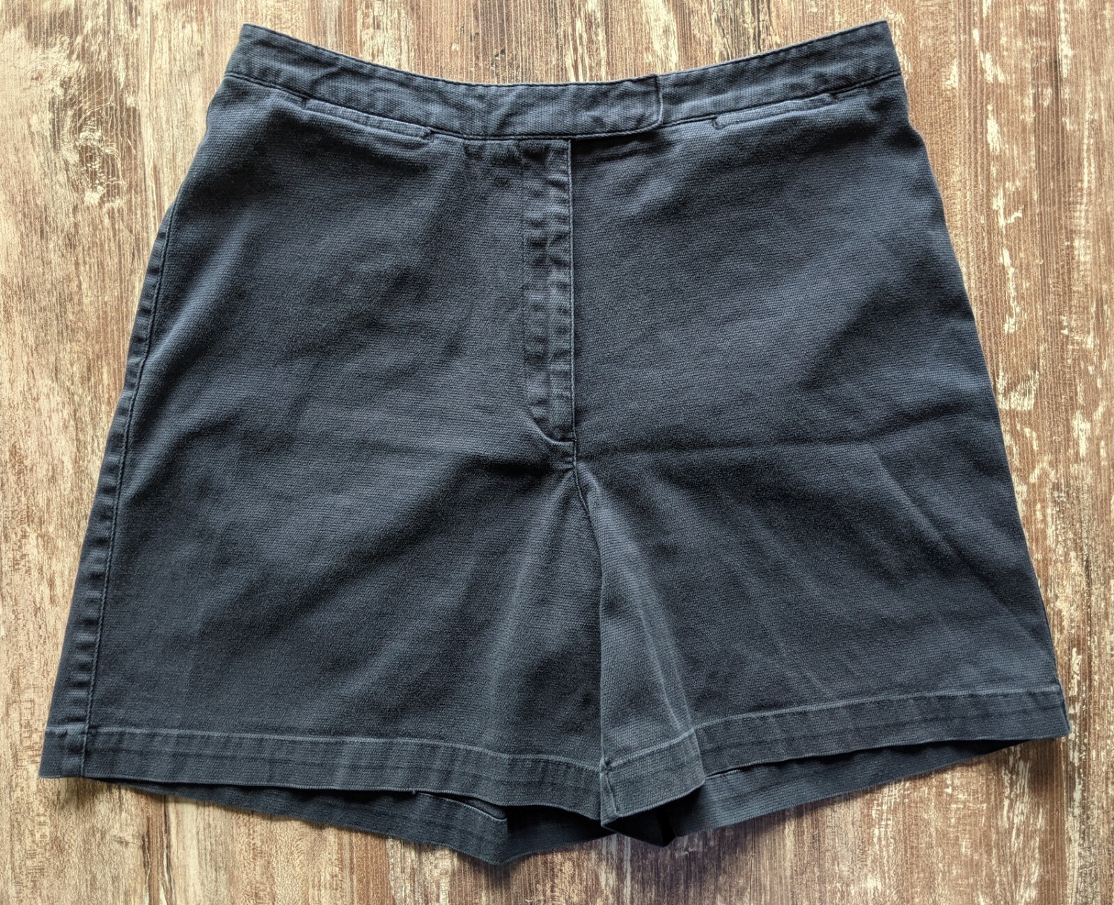 Liz Claiborne Lizsport 12 shorts high rise 28″ x 5″ navy blue A044 LSMU1273