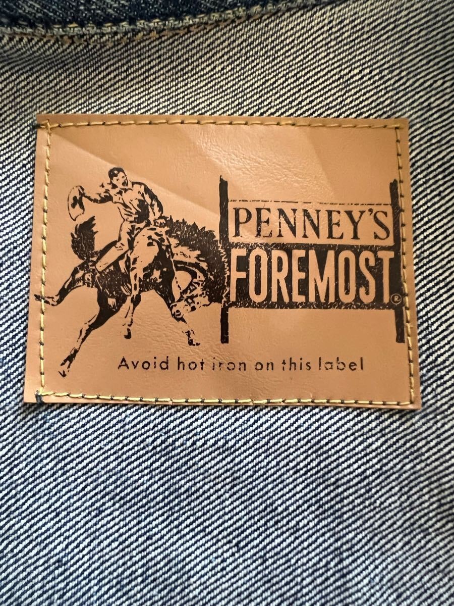 Vintage 1950’s J.C. Penney Foremost 1st Denim Jacket Sizes 40-42 Indigo
