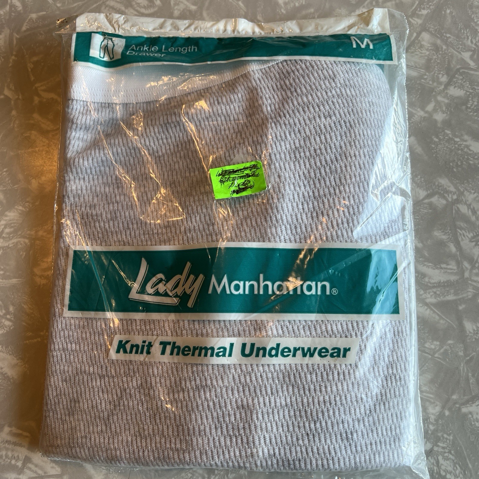 Vintage Lady Manhattan Knit Thermal Bottom Underwear M in Original Bag