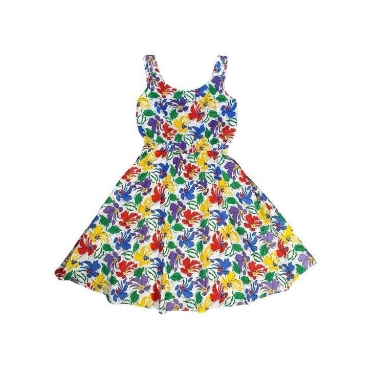 Vintage 1980s Sears Cotton Blend Sundress Women’s Size Large