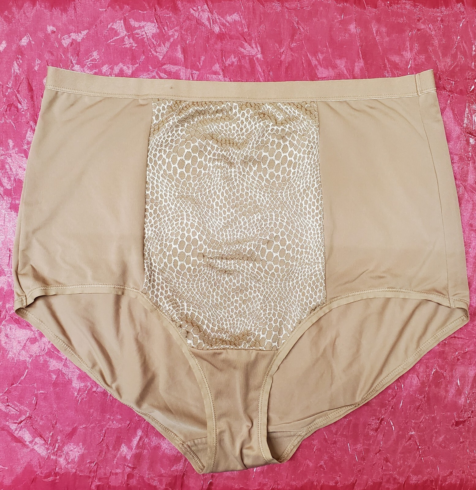 Vtg Panties Shiny Silky Smooth Second Skin Comfort Sz XL Sissy Sexy Granny Panty