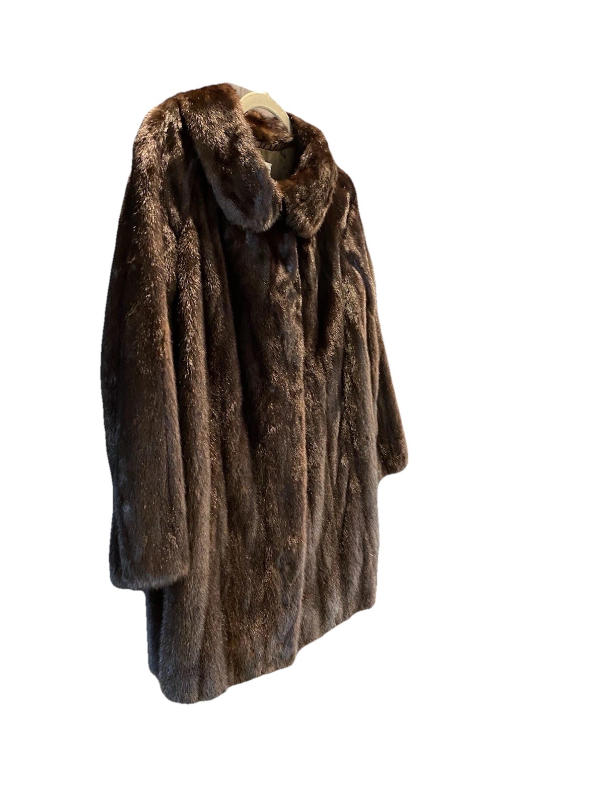 VTG TARLOWS SAN JOSE GENUINE BROWN MINK FUR Jacket
