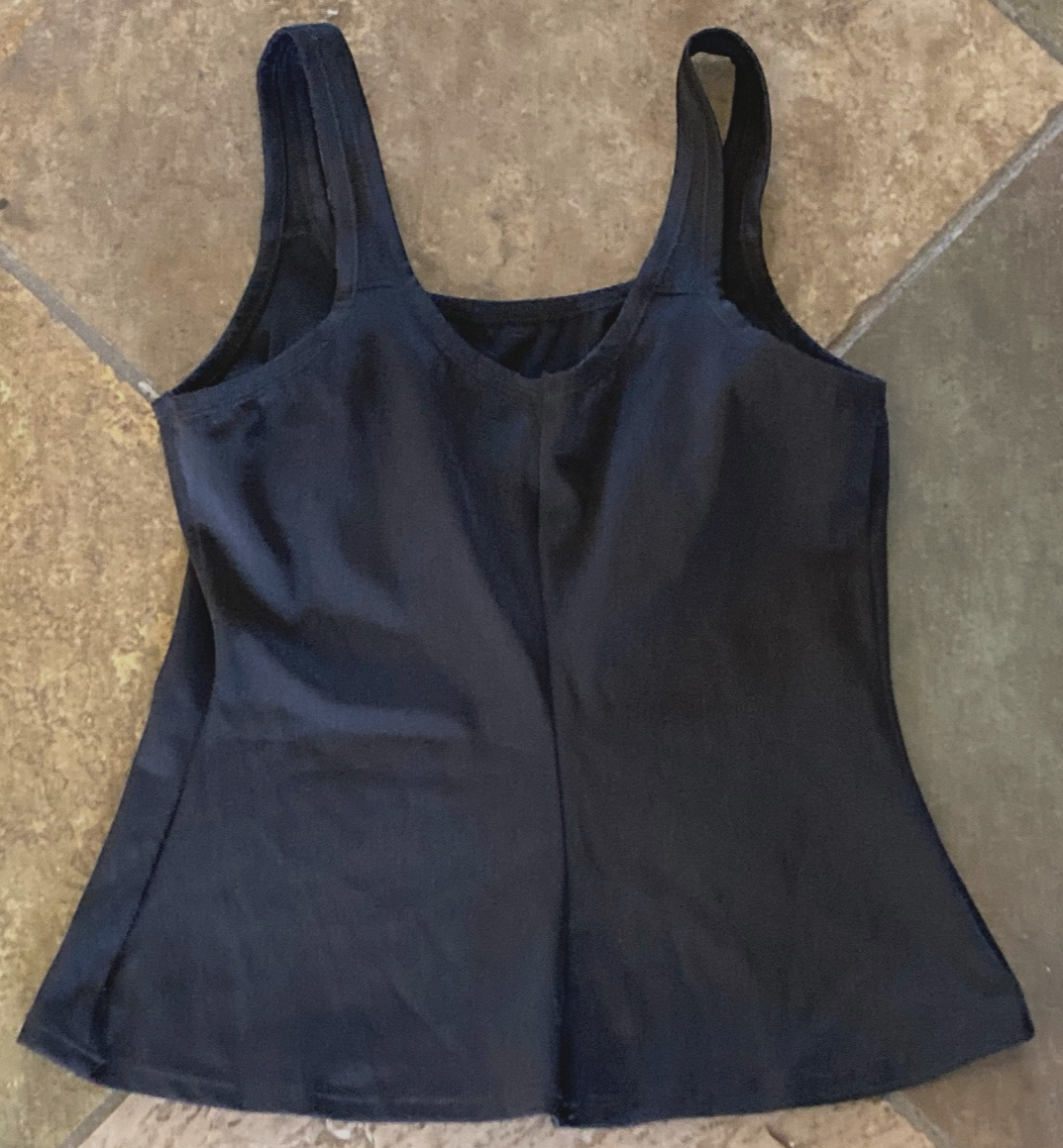 NANCY GANZ Size Large BLACK Shaping Molded Cup Camisole Disc’t Style #3310