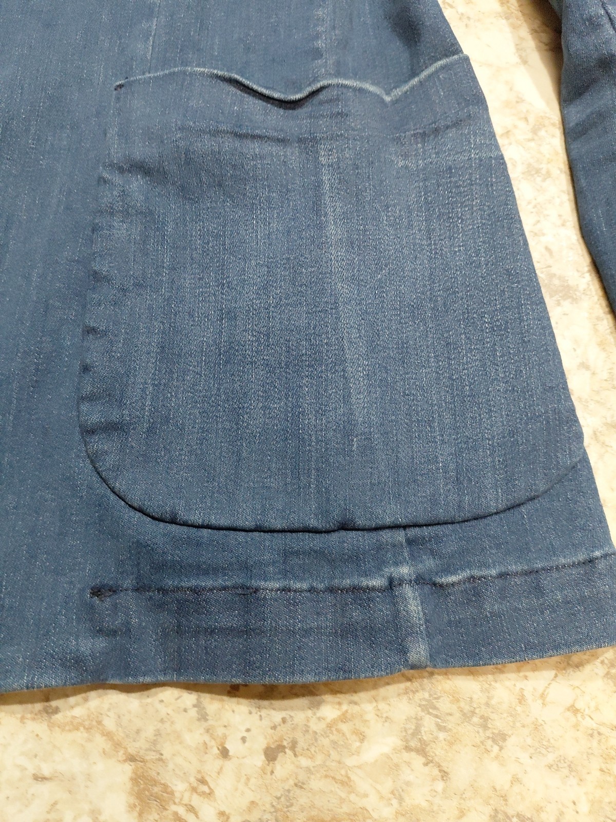 Frank & Eileen Jacket And Skirt Set Blue Stretch Top M Skirt 12 EUC