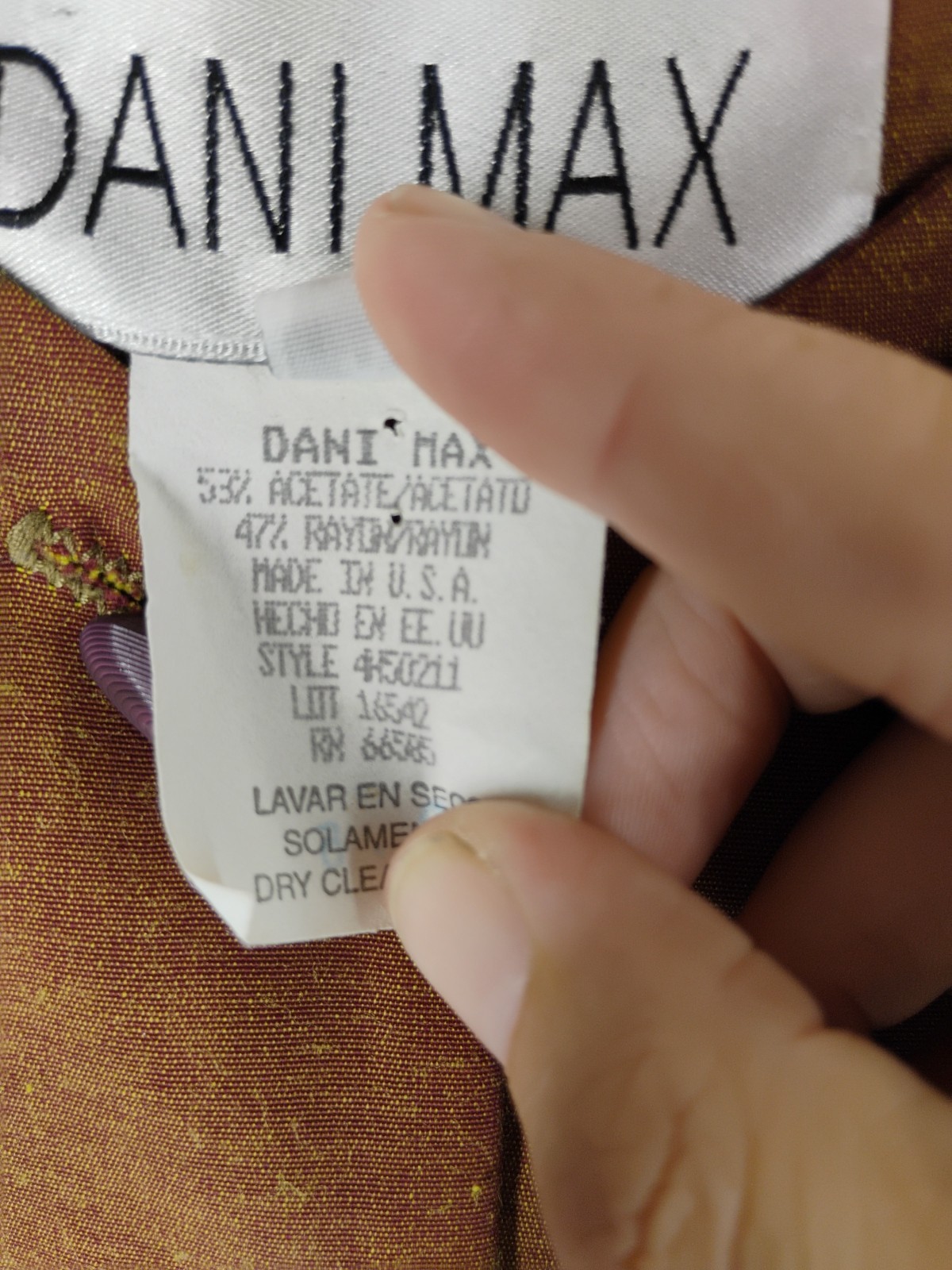 Vintage Lois Snyder Dani Maxi Women’s Sz 8 2pc Skirt Shirt Outfit