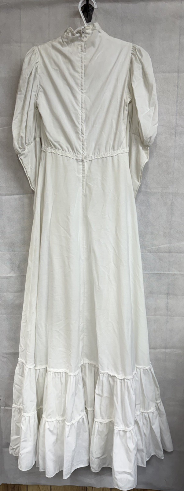 Gunne Sax Romantic Renaissance Vintage Ivory Wedding Maxi Women Dress Small 1980